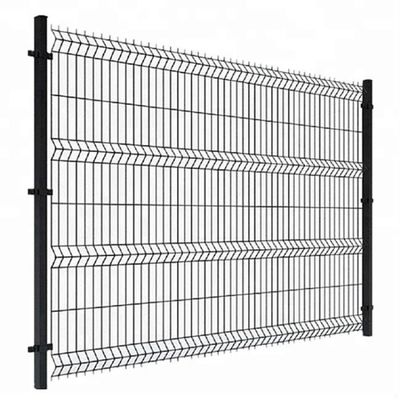 Ticari Galvanizli Çelik Kaynaklı 3D Bahçe V Katları Kaynaklı Tel Ağı Çit