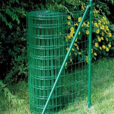 Avrupa Standartı 2.0-4.0mm Kaynaklı Tel Arka Bahçe Çit Vinil Kaplı Tel Ağı Çit