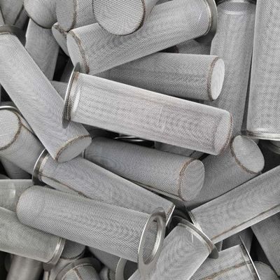 80-1000um Paslanmaz Çelik Filtre Tüp Ekran Silindir Ağı Paslanmaz
