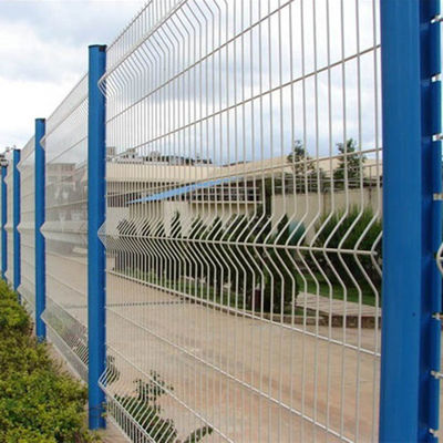 UV Resistant Hot Galvanized Powder Coated 2.1m 3D Curved Fence for Outdoor Security