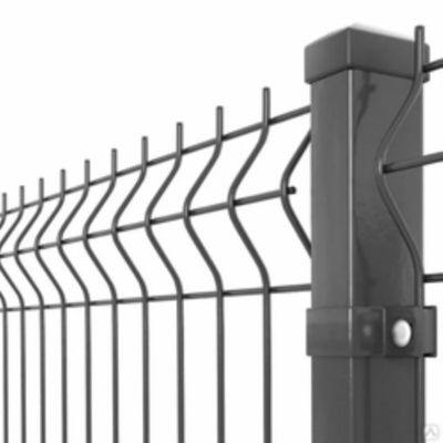 Galvanizli + Toz Boyalı 1.8m-2.5m Yükseklikli Çevre Dostu Dış Mekan Güvenliği İçin 3D Kavisli Panel Çit