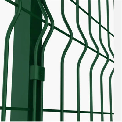 Bahçe Demir Çelik Metal Çit Paneli Dış Mekan Toz Boya 3D Tel Çit Panel Çit