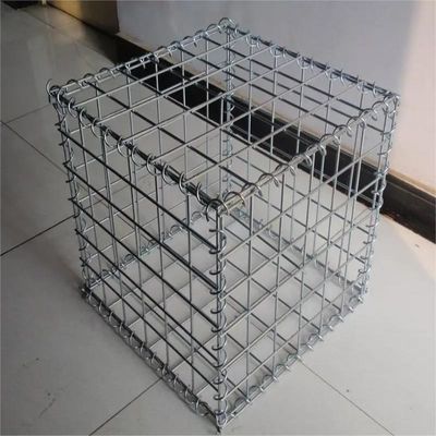 Galfan kaynaklı gabion destek duvarları 200x100x50 kaynaklı gabion kutu bahçe çitleri
