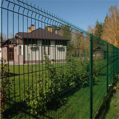 1.83m X 25m Yeşil Hollanda Euro Tel Ağı Çit PVC Kaplama Korozyona Direnci