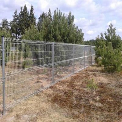 4 Feet Iron Wire Galvanized 3d Toll Station Çit Panelleri için Eğri Çit