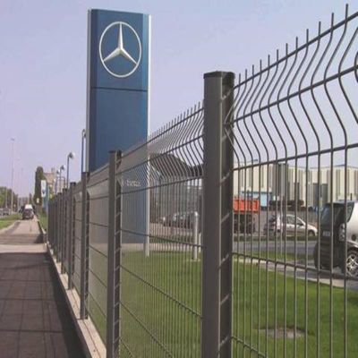 Kolay Montaj için 50 × 100mm Mesh Sıcak Galvanizli ve Elektrostatik Püskürtme ile Fabrika Doğrudan 3D Kavisli Çit