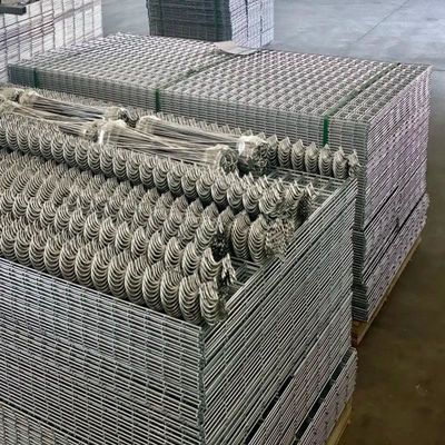 Özel kesilmiş bükülmüş delikli kare 4 mm galvanizli kaynaklı örgü Gabion Tel Kutusu Kafesleri