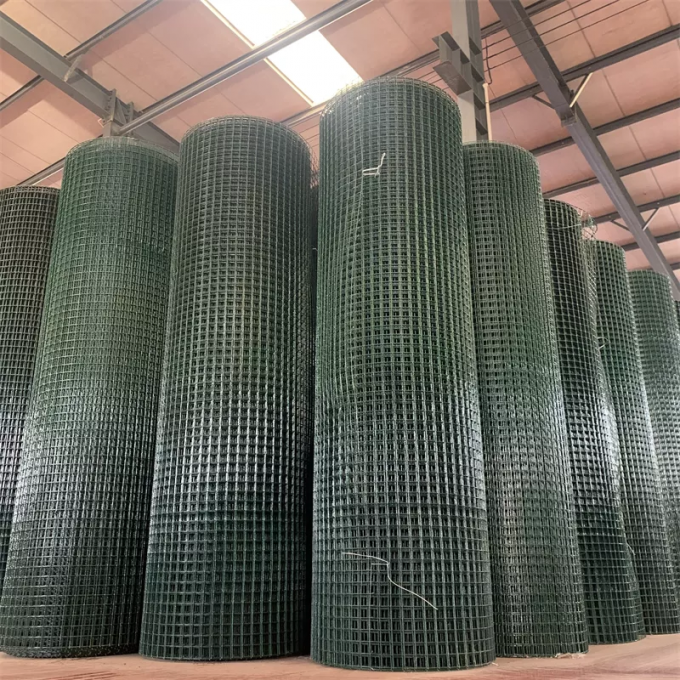 5-50m Uzunluk BWG12 Tavşan Kafesleri i&ccedil;in PVC Kaynaklı Tel Ağı Ruloları Tavuk Kul&uuml;b&uuml; 7