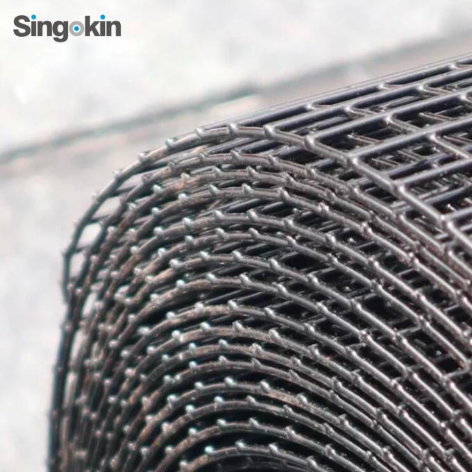 24 Inch X 50 Foot Garden Border Fencing Roll Black PVC Coated Welded Wire Fence 2
