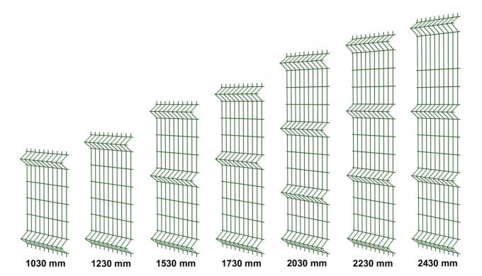 4 Feet Iron Wire Galvanized 3d Toll Station &Ccedil;it Panelleri i&ccedil;in Eğri &Ccedil;it 0