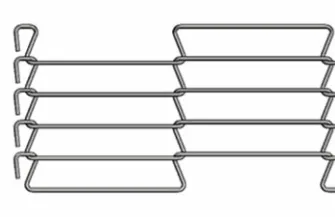 1.0mm-3.0mm Paslanmaz &Ccedil;elik Tel Ağı Taşıyıcı Kemeri Fırın Fırını i&ccedil;in 0